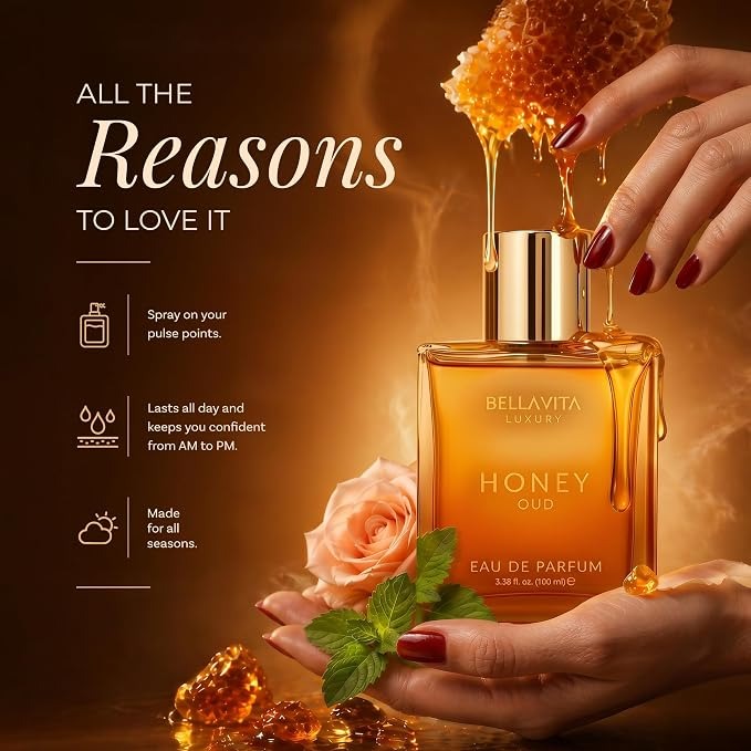 Bellavita Luxury Honey Oud Eau de Parfum | 100 ml