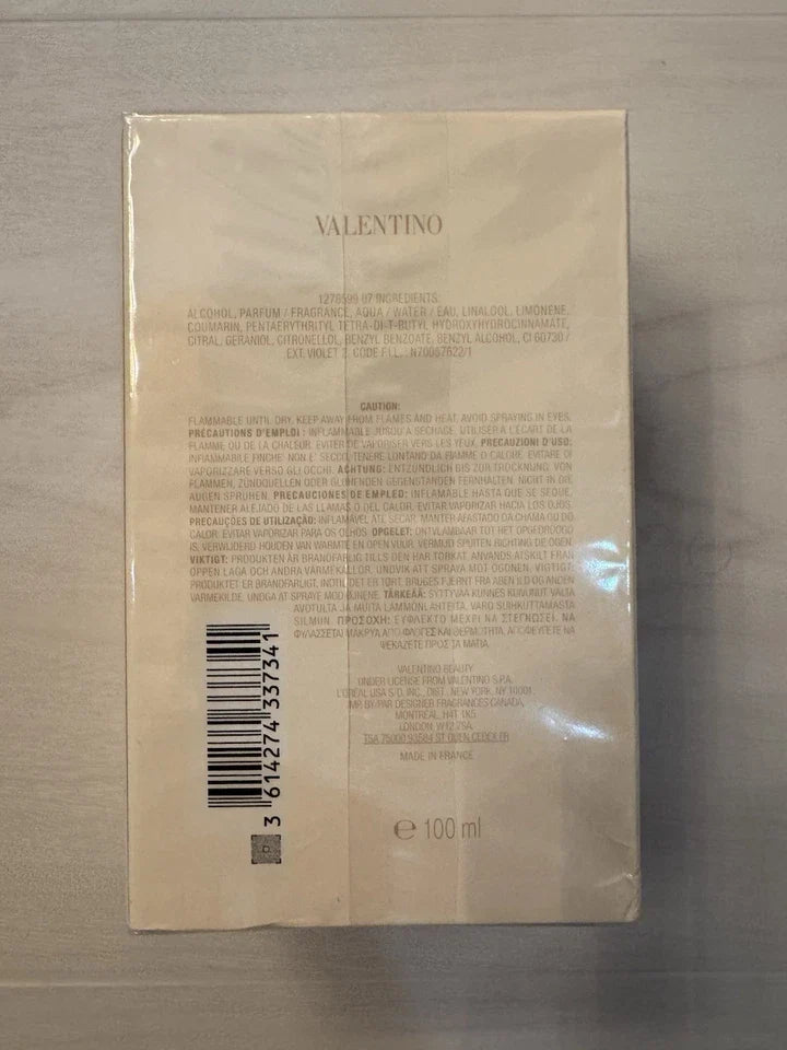 NEW VALENTINO UOMO BORN IN ROMA IVORY EDT SPRAY FOR MEN 3.4 Oz / 100 ml.